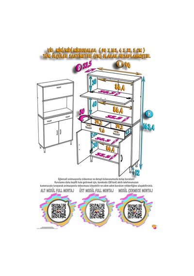 Vio 90 Cm 1 Fırın Veya Mikrodalga Dolabı Çekmeceli Kapaklı Çok Amaçlı Mutfak Dolabı Beyaz Vio 90 Cm 1 Fırın Veya Mikrodalga Dolabı Çekmeceli Kapaklı Çok Amaçlı Mutfak Dolabı Beyaz