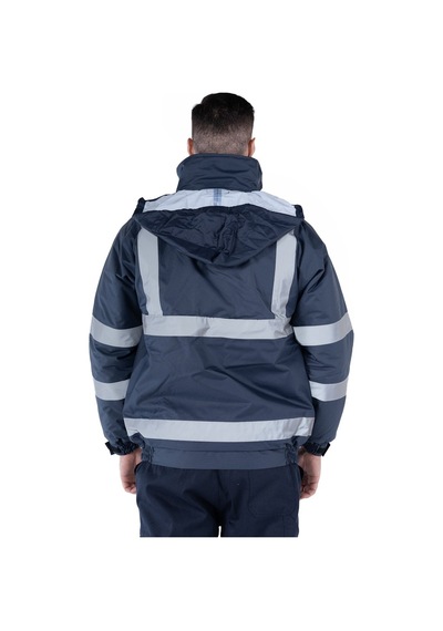 Hi-vis İş Montu Lacivert
