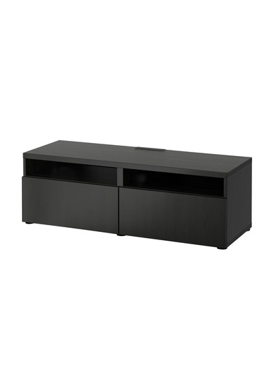 Tv Sehpası, Venge, 120x42x39 Cm, Lappvıken, Fren Raylı Meşe Tv Sehpası, Venge, 120x42x39 Cm, Lappvıken, Fren Raylı Meşe