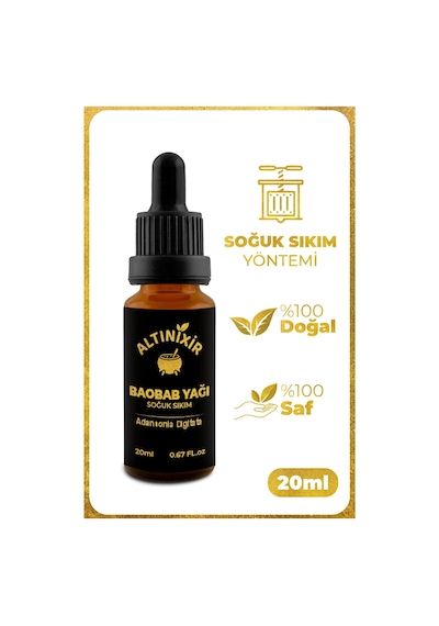 Baobab Yağı Soğuk Sıkım 20ml
