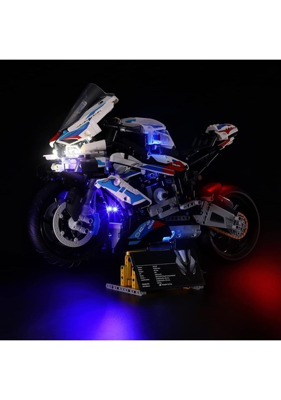 Rgb Işıklı Bmw M 1000 Rr Technic Yapı Blok Seti Motor Modeli Lego Marka Değildir 1:5 Ölçek Rgb Işıklı Bmw M 1000 Rr Technic Yapı Blok Seti Motor Modeli Lego Marka Değildir 1:5 Ölçek