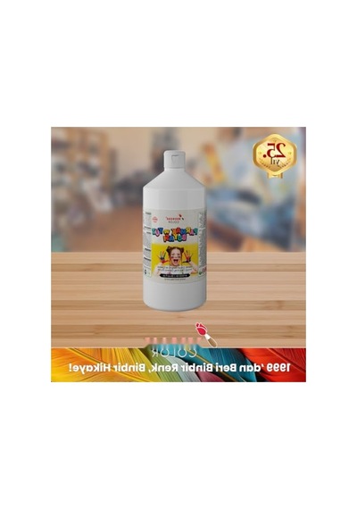 Uzun Süre Kullanılabilir Beyaz Parmak Boyası 1000 Gr 0,15 L