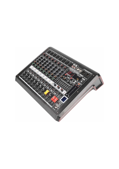 Midex MPX-1200P Power Mikser Amfi 8 Kanal 2x600W Dijital Efekt Bt EQ Usb
