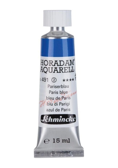 Schmincke : Horadam Aquarell Artist Sulu Boya : 15 Ml Tüp : Seri 2 491 Paris Blue