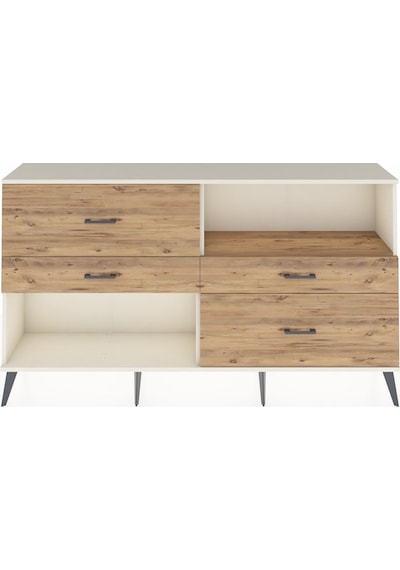 Arges Konsol Tek Raflı 4 Çekmeceli 176x30x99 Aytaşı-çam Aytaşı-çam