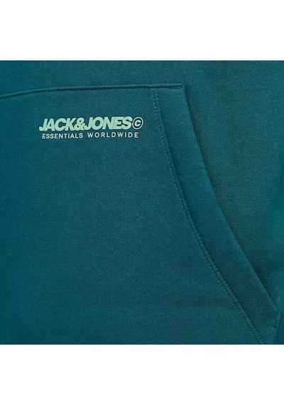 Jack & Jones Jack&jones Hood Legacy Noos Erkek Yeşil Kapüşonlu Sweatshirt Yeşil