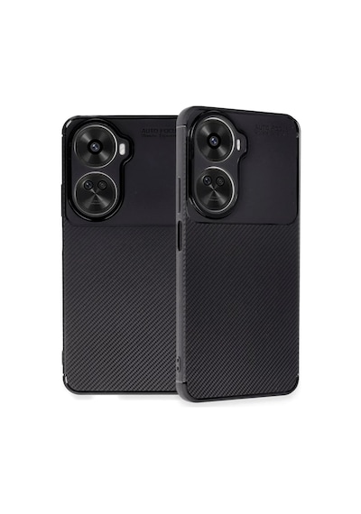 Huawei Nova 12 Se Uyumlu Kılıf Auto Focus Karbon Kapak - Siyah