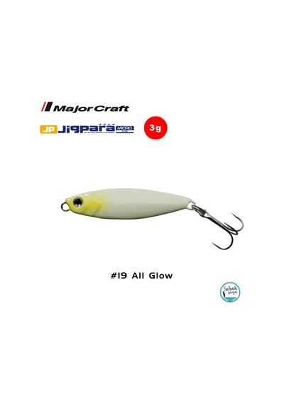 Major Craft Jigpara Micro JPM-3gr 30mm #19 All Glow