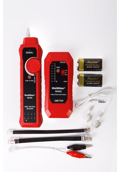 Wh682 Kablo Bulucu Kablo Test Cihazı Bilibili Wire Tracker Çantalı