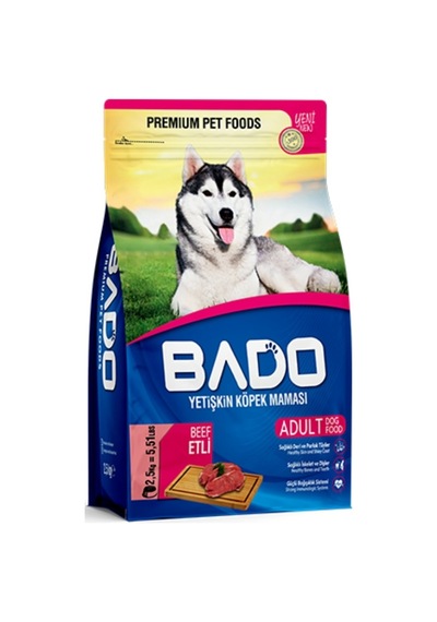 Bado Yetişkin Etli Köpek Maması 2500 G