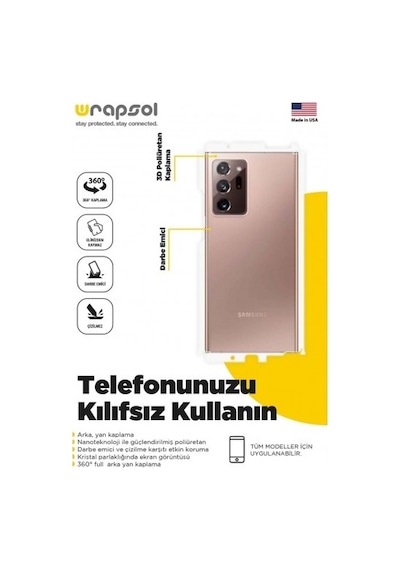 Xiaomi Mix Fold 3 Arka Ve Yan Koruyucu Poliüretan Film