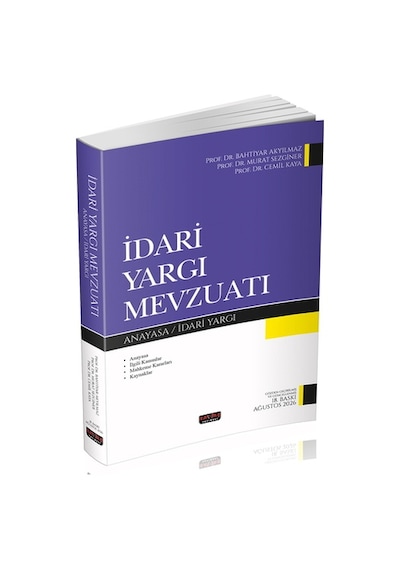 İdari Yargı Mevzuatı - Bahtiyar Akyılmaz, Cemil Kaya, Murat Sezginer