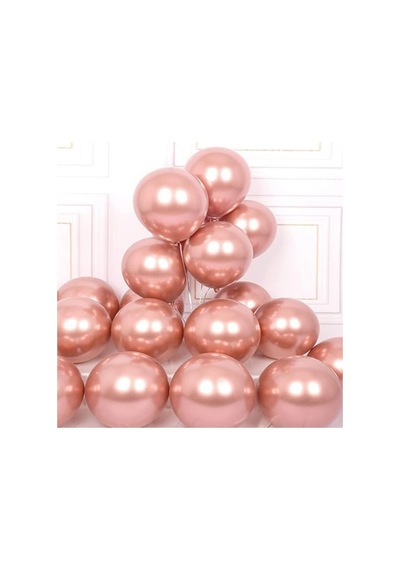Minik Krom Balon Rose Gold 20 Adet 418