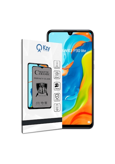 Huawei P30 Lite ile Uyumlu Tam Kaplayan Mat Seramik Hayalet Nano Esnek Ekran Koruyucu