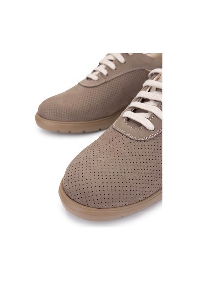 Tamer Tanca Erkek Hakiki Deri Bej Sneakers & Spor Ayakkabı 1093 1193 Erk Ayk Y25 Bej Nbk Zmb Bej
