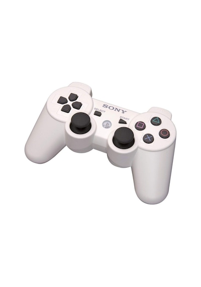 Sony PS3 Joystick PS3 Kol Beyaz Şarj Kablosu ile Birlikte