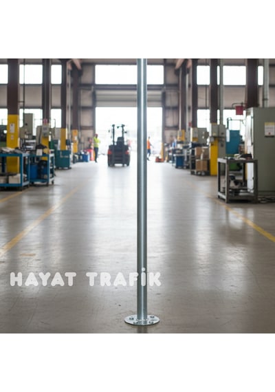 Galvaniz Direk 2 Metre Flanşlı