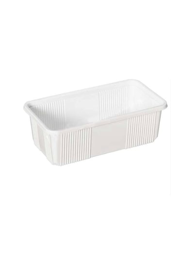 Plastik Dondurma Kabı Beyaz 1000 Gr 50 Adet