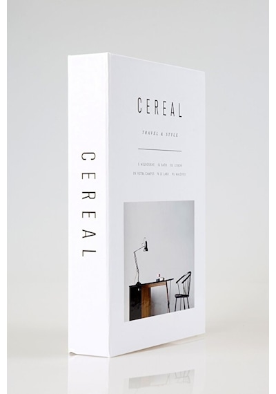 Cereal Travel And Style Dekoratif Kitap Kutu