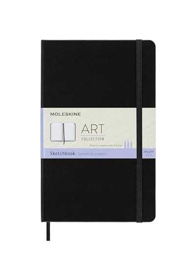 Moleskine Art Eskiz Defteri L Boy Siyah 103 Ivory