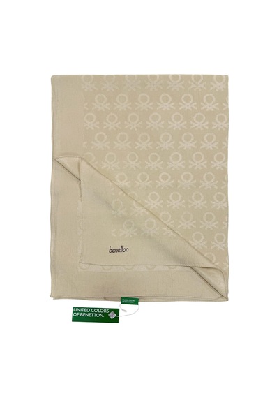 Benetton Lyocell Şal - Roma - Krem