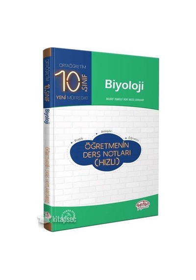 10.Sınıf Biyoloji Hızlı Öğretmenin Ders Notları - Editör Yayınevi