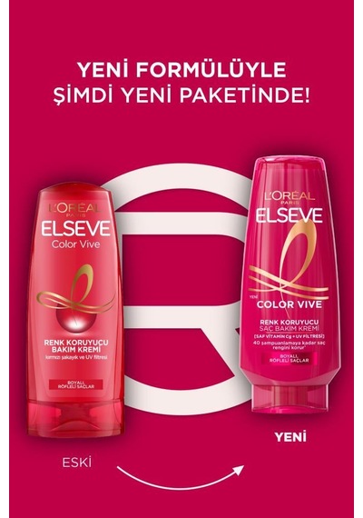 2'li Elseve Colorvive Renk Koruyucu Saç Bakım Kremi 250 Ml pktelsvcolorviveashiki-10834