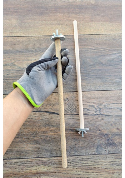 Venty 2'li Doğal Tünek + Pedikür Kumlu Tünek 35 cm Ø12 mm | Muhabbet | Forpus | Sevda | Cennet