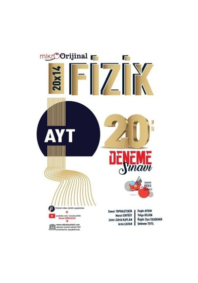 Mikro Orijinal Ayt 20li Fizik Deneme
