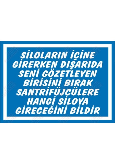 Siloların Içine Girerken Dışarıda Seni Gözetleyen Birisini Bırak
