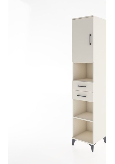 Hyperion Dolap 4 Raflı 2 Çekmeceli Tek Kapaklı 44x44x221 Aytaşı-aytaşı Aytası