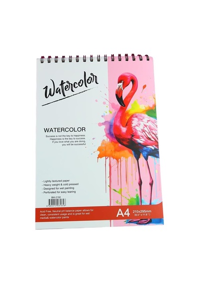 A4 Spiralli Suluboya Sketchbook Resim Defteri, 24 Yaprak