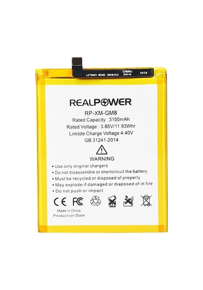 General Mobile Discovery Gm8 Batarya Pil 3100Mah Realpower Rp-Gm-