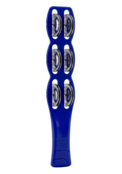 Temel Plastik Çubuk Tef 6 Zilli Mavi 26 Cm