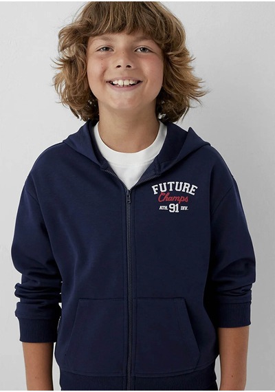 Mavi Kapüşonlu Loose Fit Lacivert Erkek Çocuk Sweatshirt 6s10183-84371