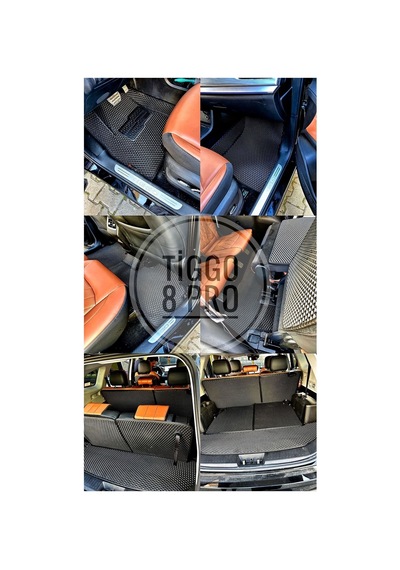 Chery Tiggo 8 Pro Eva Oto Paspas + Bagaj Havuzu + Topukluk Siyah