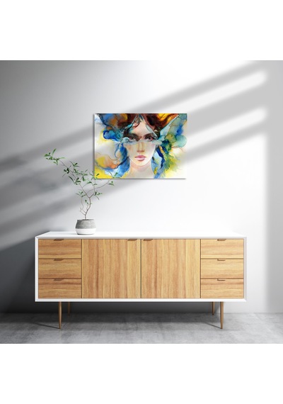 Cakasepetim Modern Sanat Göz Bebegindeki Kuşlar Ahşap Mdf Tablo