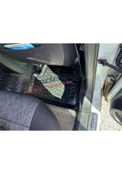Nissan Qashqai 2007-2008 3d Kauçuk Kokusuz Havuzlu Paspas