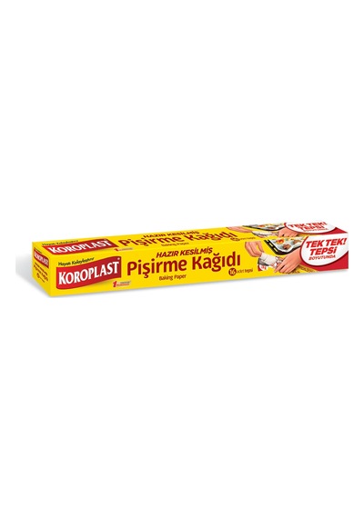 3 Adet Koroplast Hazır Kesilmiş Pişirme Kağıdı
