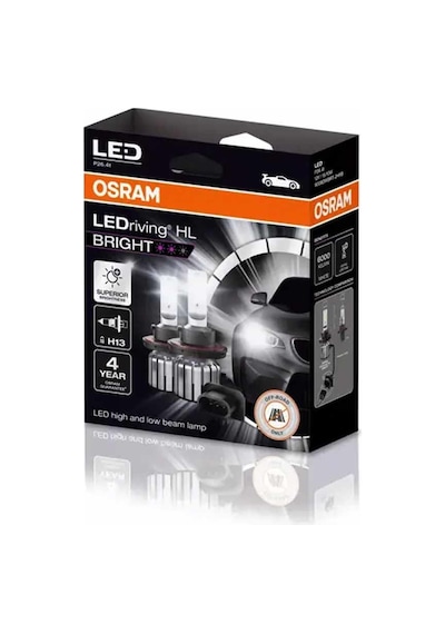 Osram Far Ampulü Led H13 12v 15w Bright Model 9008dwbrt-2hfb