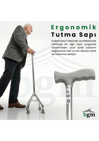 Baston 4 Ayaklı Quadripod Yüksek Kalite Denge Bastonu