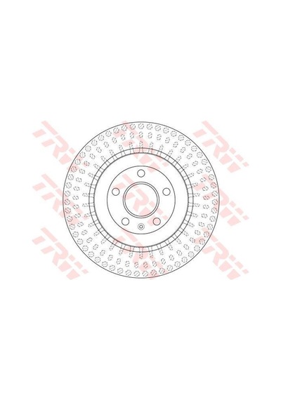 TRW DF6175S FREN DİSKİ ARKA A4 0716 A5 07-  A6 11- A7 10- A8 10-