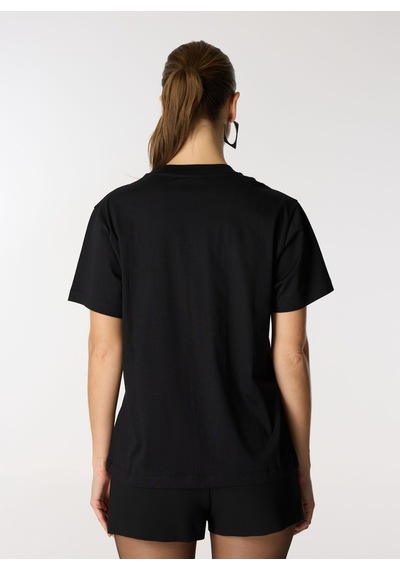 Moschino Jeans Siyah Kadın Baskılı T-shirt J0706-1555
