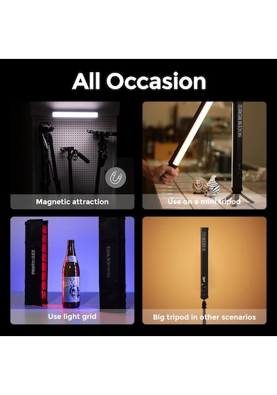 Photoolex B320s Rgb Manyetik Led Tube Light - B320s