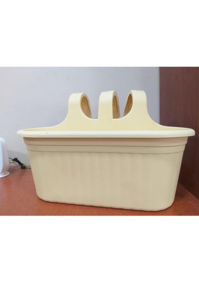 Tombik Saksı Askılı Balkon Saksısı 6,5 Litre