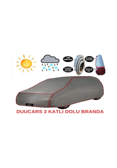 3 Katlı Dolu Darbe Koruyucu Cupra Formentor Araba Brandası Oto Branda Araba Çadırı