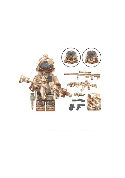 Ww2 Military Mini Figür Navy Seals W-029