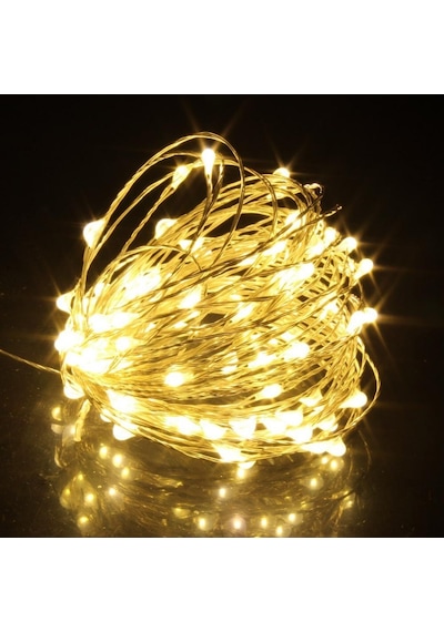 Sarı Peri Led 10 Mt Uzunluğunda