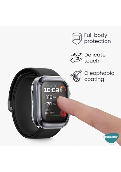 Microsonic Huawei Watch D2 Kılıf 360 Full Round Soft Silicone