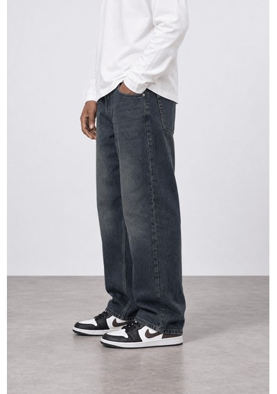 Respire Erkek Baggy Jean Tint Mavi